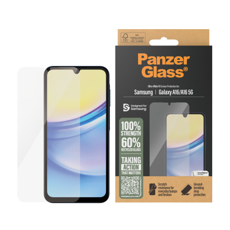 PanzerGlass® Ekrano apsauga Samsung Galaxy A16 Ultra-Wide Fit
