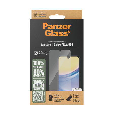 PanzerGlass® Ekrano apsauga Samsung Galaxy A16 Ultra-Wide Fit