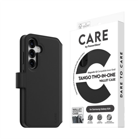 PanzerGlass CARE Tango Dėklas Samsung Galaxy S25 Juodas