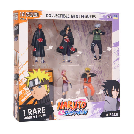 NARUTO SHIPPUDEN FIGŪRĖS - 6 PAKUOTĖ DELUXE IŠLEIDIMAS A