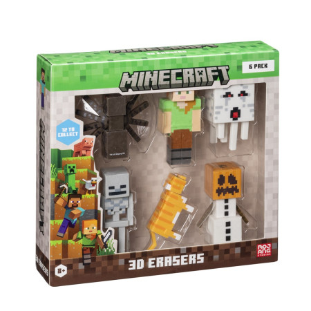 Minecraft 3D Trintukai - 6 Pakavimo Deluxe Versija B