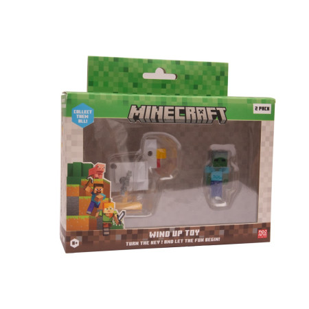 Minecraft S2 3D Vėjo figūrėlė - Višta & Jockey