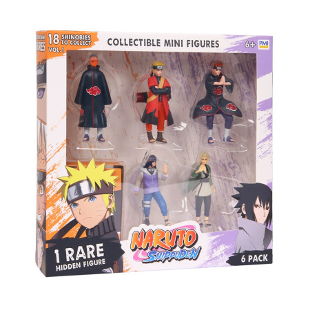 NARUTO SHIPPUDEN FIGŪROS - 6 PAKAS DELUXE IŠLEIDIMAS VER. D