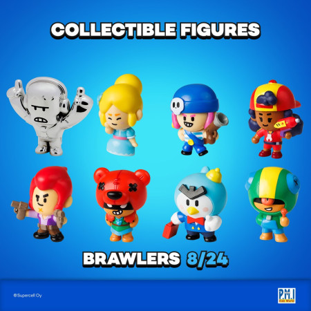 Brawl Stars S1 figūrų rinkinys - 8 pakavimo deluxe dėžutė Ver.B