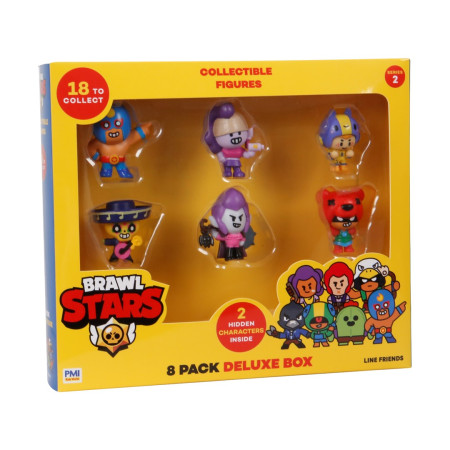 Brawl Stars S2 figūrų rinkinys - 8 pakavimo deluxe dėžutė Ver.B