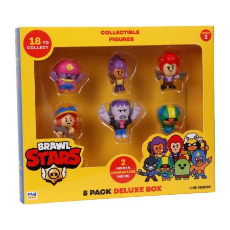 Brawl Stars S2 figūrų rinkinys - 8 pakavimo deluxe dėžutė Ver.A