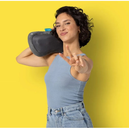 Ecomed 23309 masažinė sėdynė Juoda 24 W