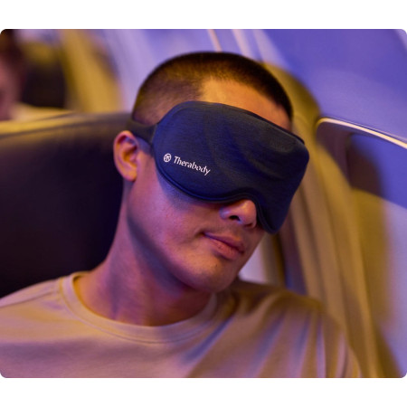Therabody SleepMask masažuoklis veidui juodas, mėlynas