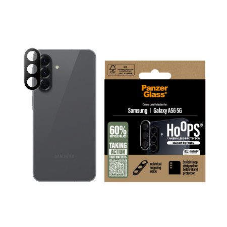 PanzerGlass Hoops® Keraminis fotoaparato objektyvo apsauginis stiklas Samsung Galaxy A56 5G