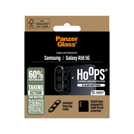PanzerGlass Hoops® Keraminis fotoaparato objektyvo apsauginis stiklas Samsung Galaxy A56 5G