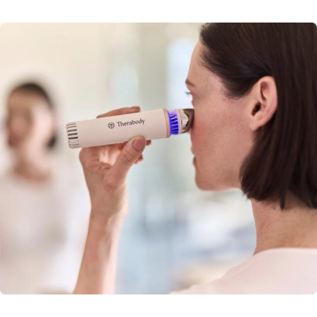 Therabody Theraface Depuffing Wand masažuoklis Veidui Baltas