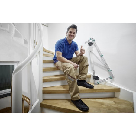 wolfcraft spindulio matuoklis Stair gauge juoda