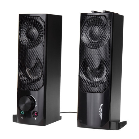 Audiocore 3Wx2 Kompiuterinė Garso Juosta, LED, USB 5V, Linijinis Įėjimas, AC955