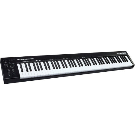 M-AUDIO Keystation 88 MK3 - MIDI klaviatūra su 88 klavišais, USB, juoda/balta