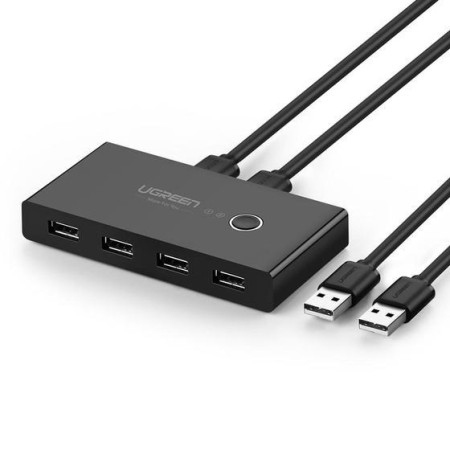 Ugreen 30767 sąsajos šakotuvas USB 2.0, juoda