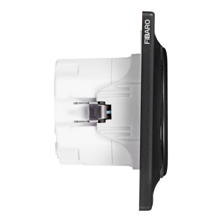 Fibaro F tipo šakutės lizdas Juodas