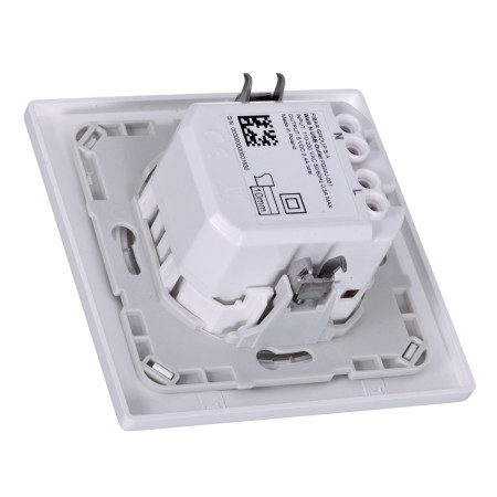 Fibaro Walli N šakutės lizdas su 2x USB Balta