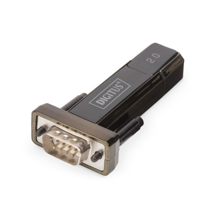 Digitus DA-70156 USB 2.0 D-Sub 9 Male Keitiklis Juoda