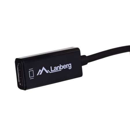 Lanberg AD-0005-BK Mini DisplayPort į HDMI adapteris 0,2 m