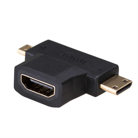 Akyga AK-AD-23 HDMI miniHDMI / microHDMI keitiklis Juoda
