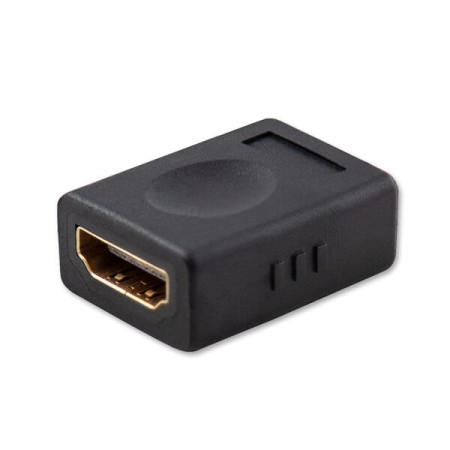 Savio HDMI (F) - HDMI (F) adapteris tiesus, cilindrinis Juodas