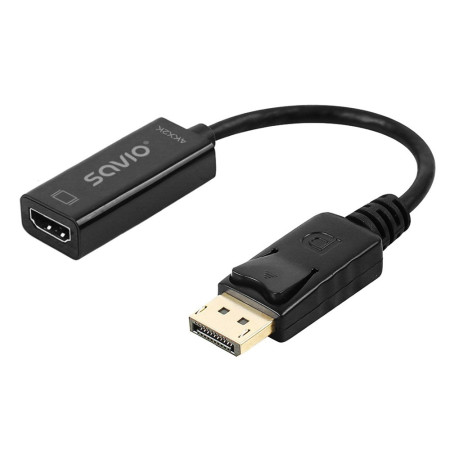 Savio DisplayPort (M) v1.2 - HDMI A (F) v1.4 adapteris 4K AK-62