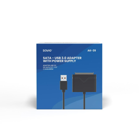 SAVIO AK-39 USB 3.0 - SATA III adapteris