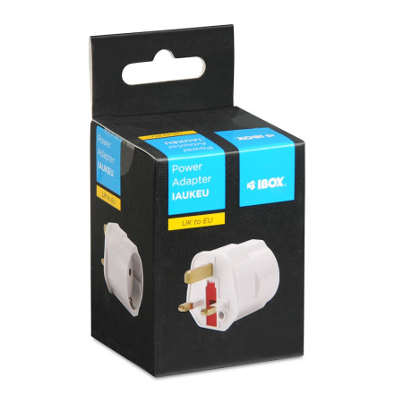 iBOX UK/EU maitinimo adapteris