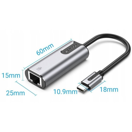 Vention USB-C gigabito Ethernet adapteris
