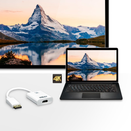 ATEN VC986-AT vaizdo kabelio adapteris DisplayPort į HDMI