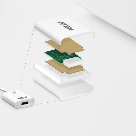 ATEN VC986-AT vaizdo kabelio adapteris DisplayPort į HDMI