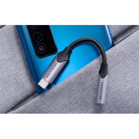 Vention USB-C į 3,5 mm DAC garso adapteris, 1 m