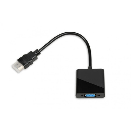 iBox IAHV01 HDMI A tipo (standartinis) į VGA (D-Sub) adapteris - Juoda