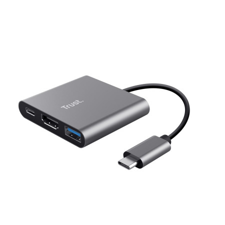 Trust Dalyx USB 3.2 Gen 1 Type-C Adapteris, Juodas