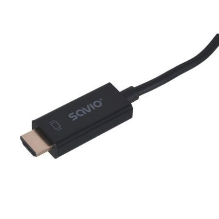 Savio vaizdo kabelio adapteris 1,5 m Juodas