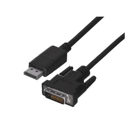 Lanberg DisplayPort į DVI-D adapteris, 1 m, juodas
