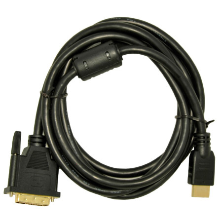 Akyga AK-AV-11 HDMI A tipo (standartinis) DVI-D vaizdo kabelio adapteris 1,8 m juodas