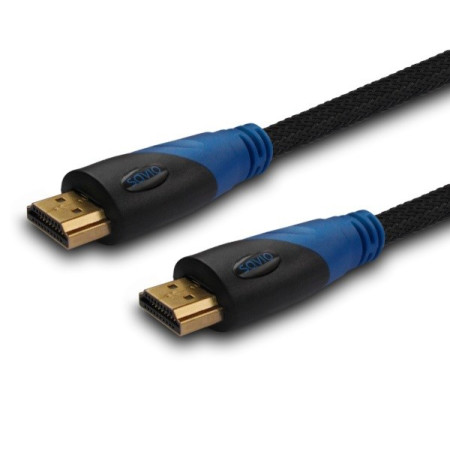 HDMI kabelis 2m A tipo (standartinis) Juodas, Mėlynas