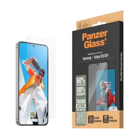PanzerGlass ekrano apsaugos stiklas Samsung Galaxy S25 Ultra-Platus pritaikymas