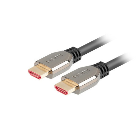 Lanberg HDMI kabelis 1 m (A tipo, 8K 60Hz, juodas)