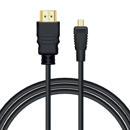 Savio HDMI kabelis (M) - micro HDMI (M) su Ethernet 2 m Juodas
