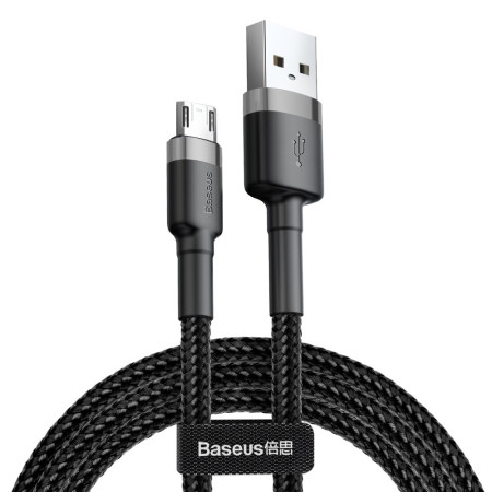 Baseus CAMKLF-AG1 USB A - Micro-USB B kabelis 0,5 m Juodas