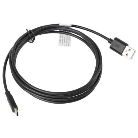 Lanberg CA-USBO-10CC-0018-BK USB 2.0 kabelis 1,8 m USB A - USB C Juodas