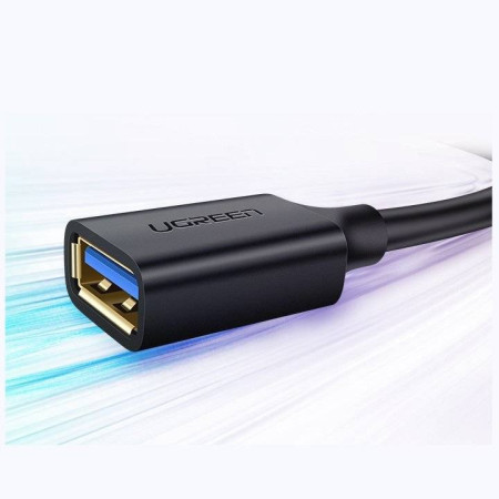 UGREEN USB 3.0 prailginimo kabelis 1 m Juodas