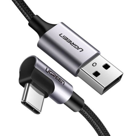 UGREEN USB 2.0 kabelis 5 m USB A – USB C Juodas, Sidabras