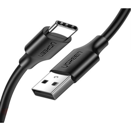UGREEN USB-A / USB-C 3A 0,25 m kabelis US287 (juodas)