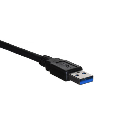 Lanberg CA-USBA-30CU-0010-BK USB kabelis 1m 3.0 USB A Juoda
