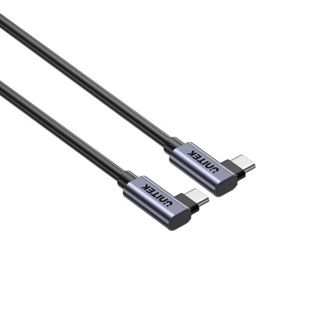 UNITEK C14147ABK01-1M USB C 90°/90° PD 100W M/M 1M
