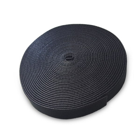 Savio Kabelių Tvarkyklė, Velcro, Juoda, 10 m