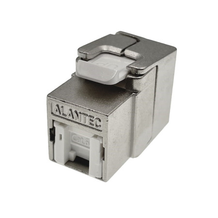 ALANTEC RJ45 be įrankių STP cat.6A PoE+ keystone modulis